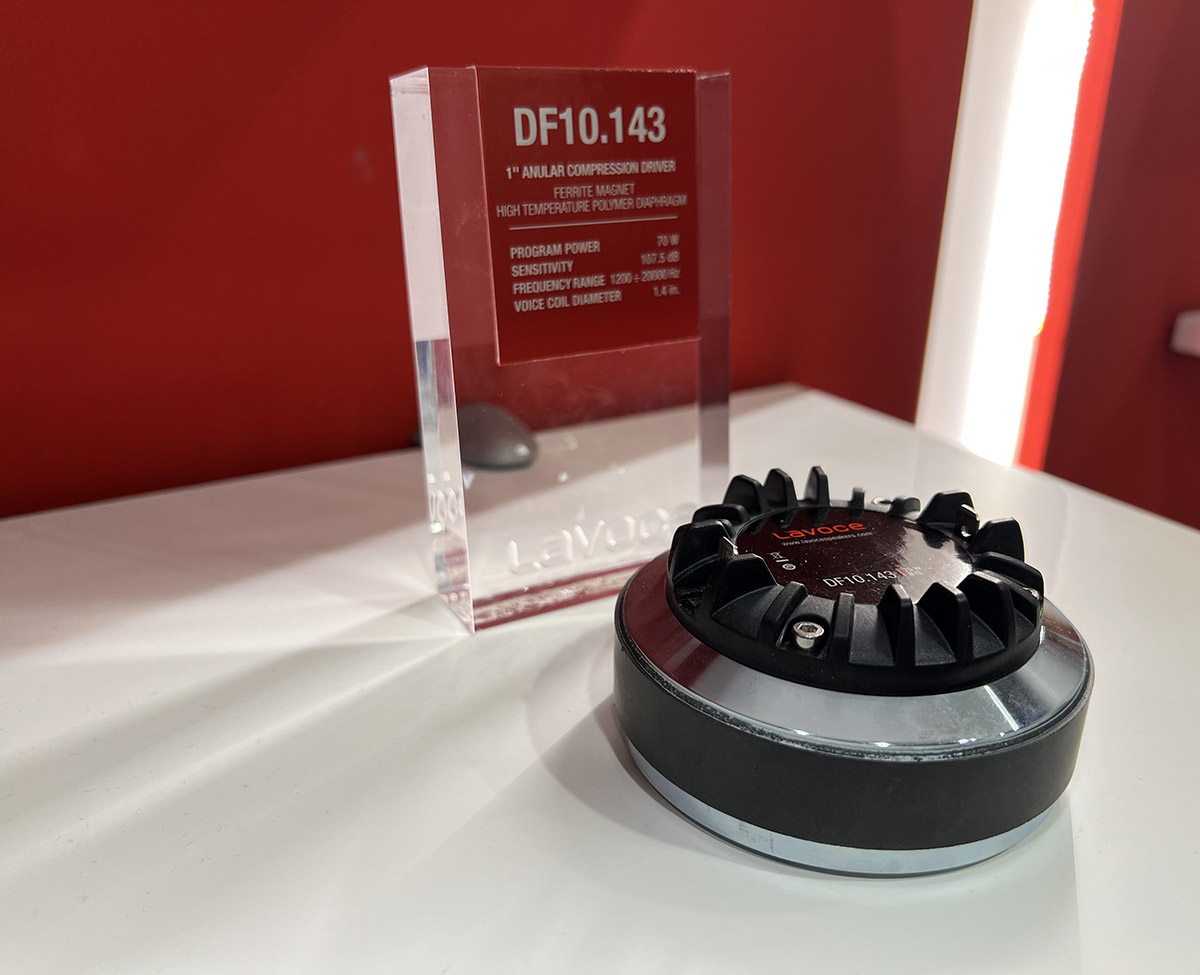 audioXP_editor's tweet photo. At ISE 2023, Lavoce Italiana announced the launch of their first 1" exit annular diaphragm design compression drivers, DN10.143 and DF10.143.
Read More https://t.co/Gj5MxcqJxN

@LavoceItaliana 
#professionalaudio #compressiondrivers #commonmagnetmotor https://t.co/zy2Bkgrnoh