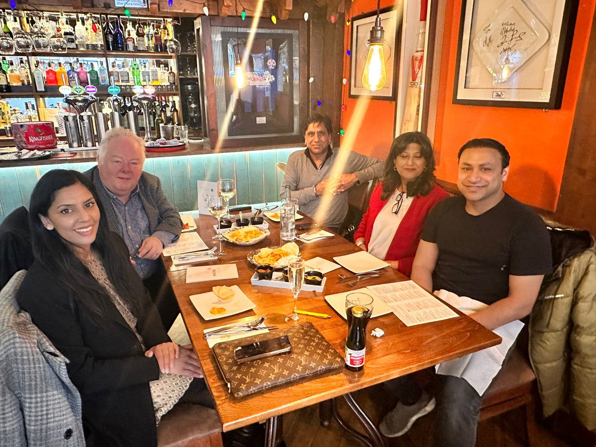Today our Board Amarjit Singh, <a href="/DallyIdeas/">Dally Purewal</a>, @mohammedalih and <a href="/Mr_Yorkshire/">Keith Madeley MBE</a> hosted a surprise congratulations lunch for our Director <a href="/Sharonjandu12/">Sharon Kaur Jandu</a> to celebrate the awarding of her OBE!