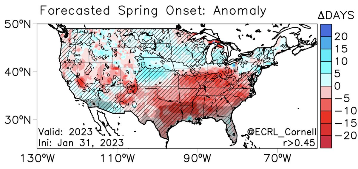 You could rely on a clairvoyant groundhog to tell you when to expect spring, but we prefer the incredible work of <a href="/CarlosMCarrill5/">Carlos M. Carrillo, Ph.D.</a>. Check out our newly released Spring Onset Forecast here: six-ecrl-23.s3.amazonaws.com/Feb1_SIx.pdf

#spring #groundhogday