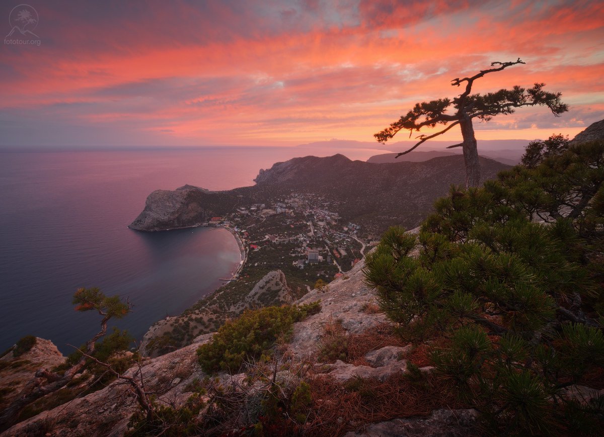 Закат на Соколе Новый Свет, Крым