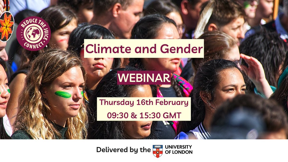 Two weeks until our #climateandgender webinar. We can wait to talk about why gender is crucial in our fight against the #climatecrisis! Join the global conversation and find out how you can win a prize and achieve the advocate award for your CV📜 Sign up link in our bio!
