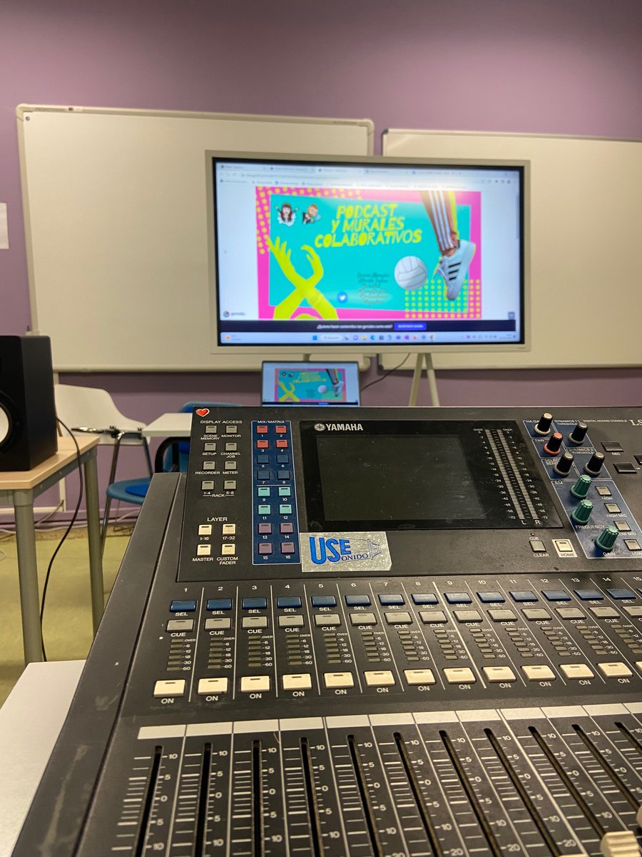 ¡Ya hemos arrancado nuestra formación en Podcast, murales colaborativos y mesas de sonido! 

Gracias <a href="/frannoci/">Francisco Noci</a> y <a href="/tejealber/">Alberto Tejero</a> ☺️

#CDE_Valladolid