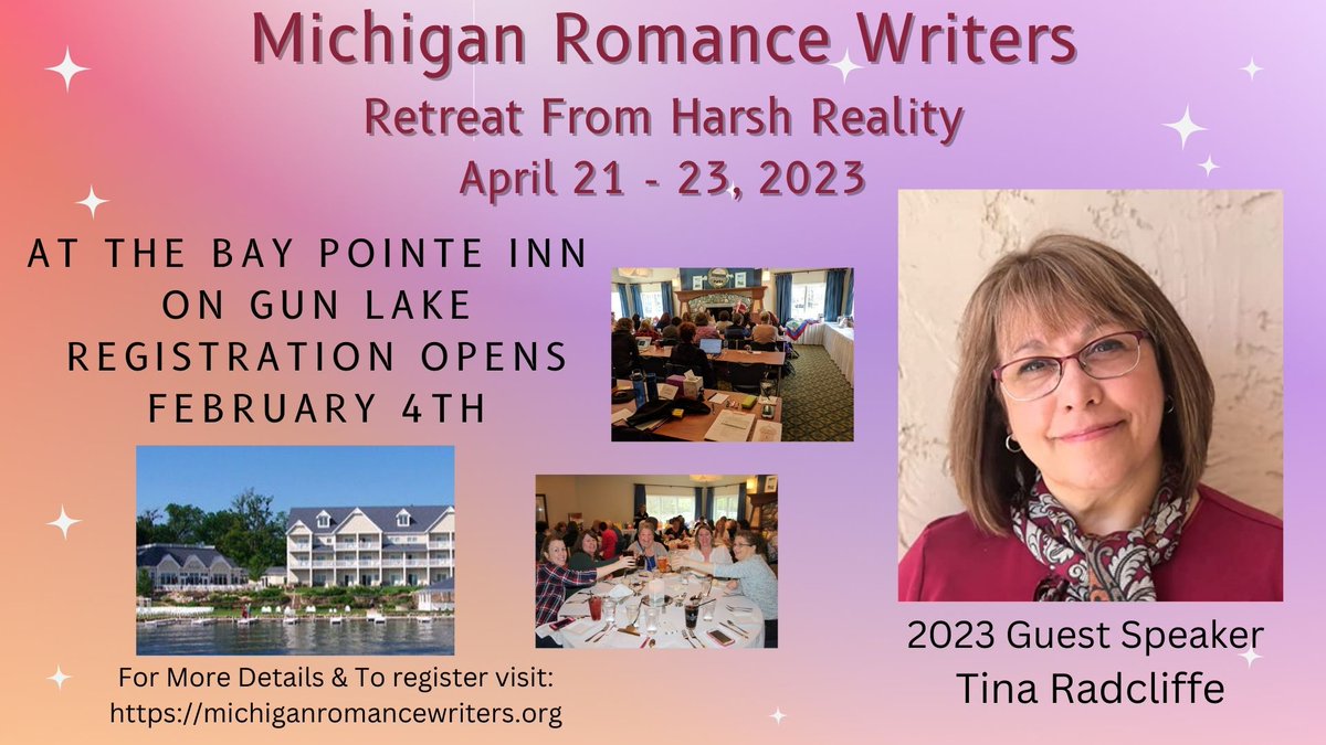 MichiganRomance's tweet photo. Don't miss this year's Retreat From Harsh Reality! https://t.co/t9YuiyWSzV