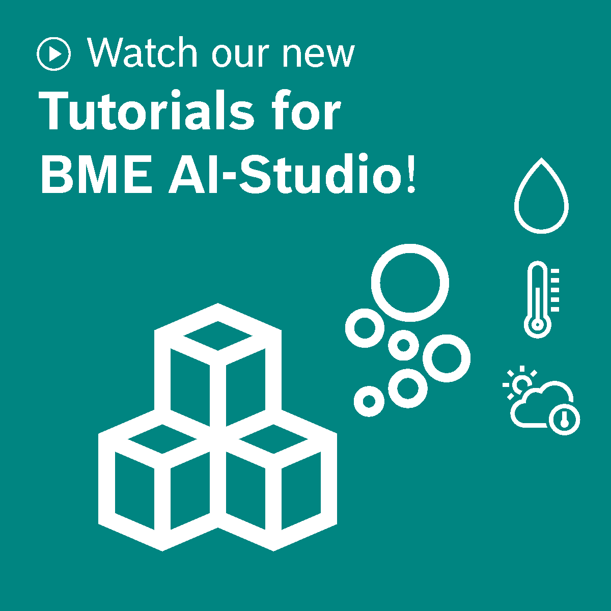 BoschMEMS's tweet photo. 📢 New tutorials for BME AI-Studio available! Learn step by step how the BME AI-Studio teaches our BME688 sensor to detect different gases. Watch the videos about the configuration of the board, data collection, algorithm training &amp; usage of the algorithm: https://t.co/MbIOknVXA8 https://t.co/01i108xbL6