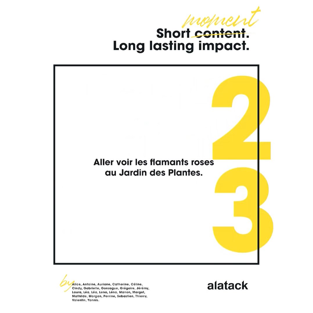 Retweetez pour voter pour <a href="/alatack/">ALATACK</a> pour le Prix du Public #vœuxcommunication - la Réclame.

lareclame.fr/voeux-2022-com…