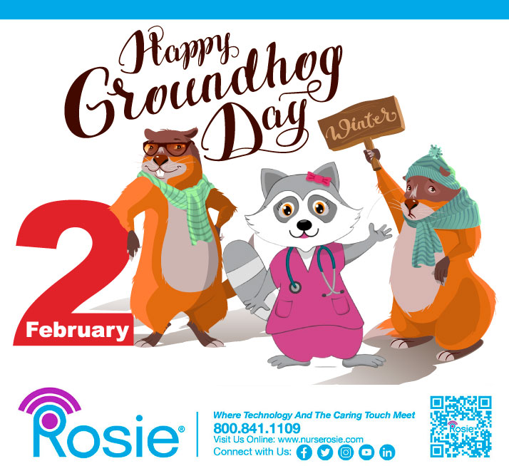 Punxsutawney Phil, the groundhog who predicts the timing of spring, saw his shadow today, meaning there will be six more weeks of winter. Or, at least, that’s what the legend says. With Rosie's excellent  customer care, support and technology -- It's always a Rosie Day.