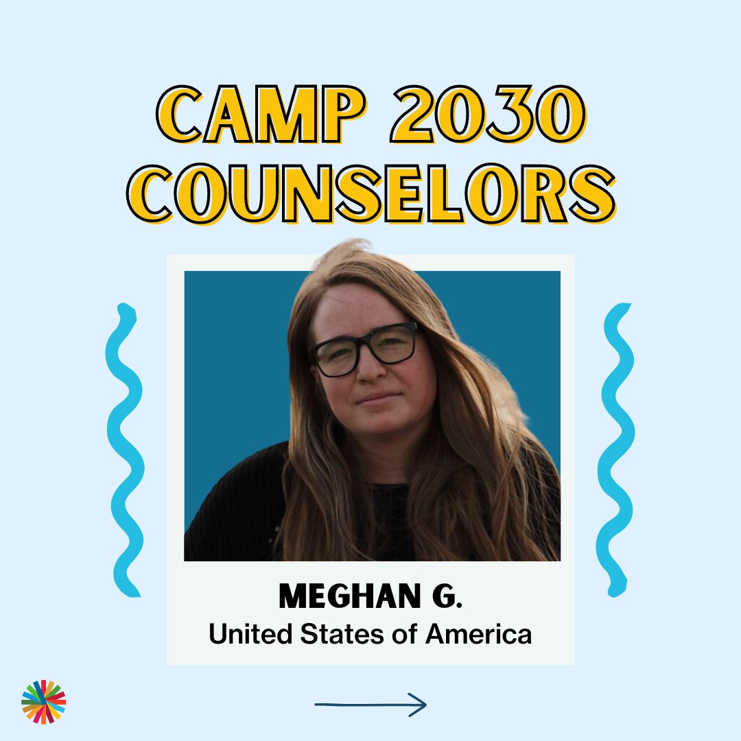 Unite2030's tweet photo. Camp 2030 Counselor Spotlight: Meet Meghan from the United States of America! ⚡🏕️
https://t.co/4oDiYhfulf ⚡
--
#unite2030 #socialchange #socialchangemakers #socialchangemaker #agentofsocialchange #youthforsocialchange #changemaker #changemakers #changetheworld #socialimpact https://t.co/Z8NcEf9guM