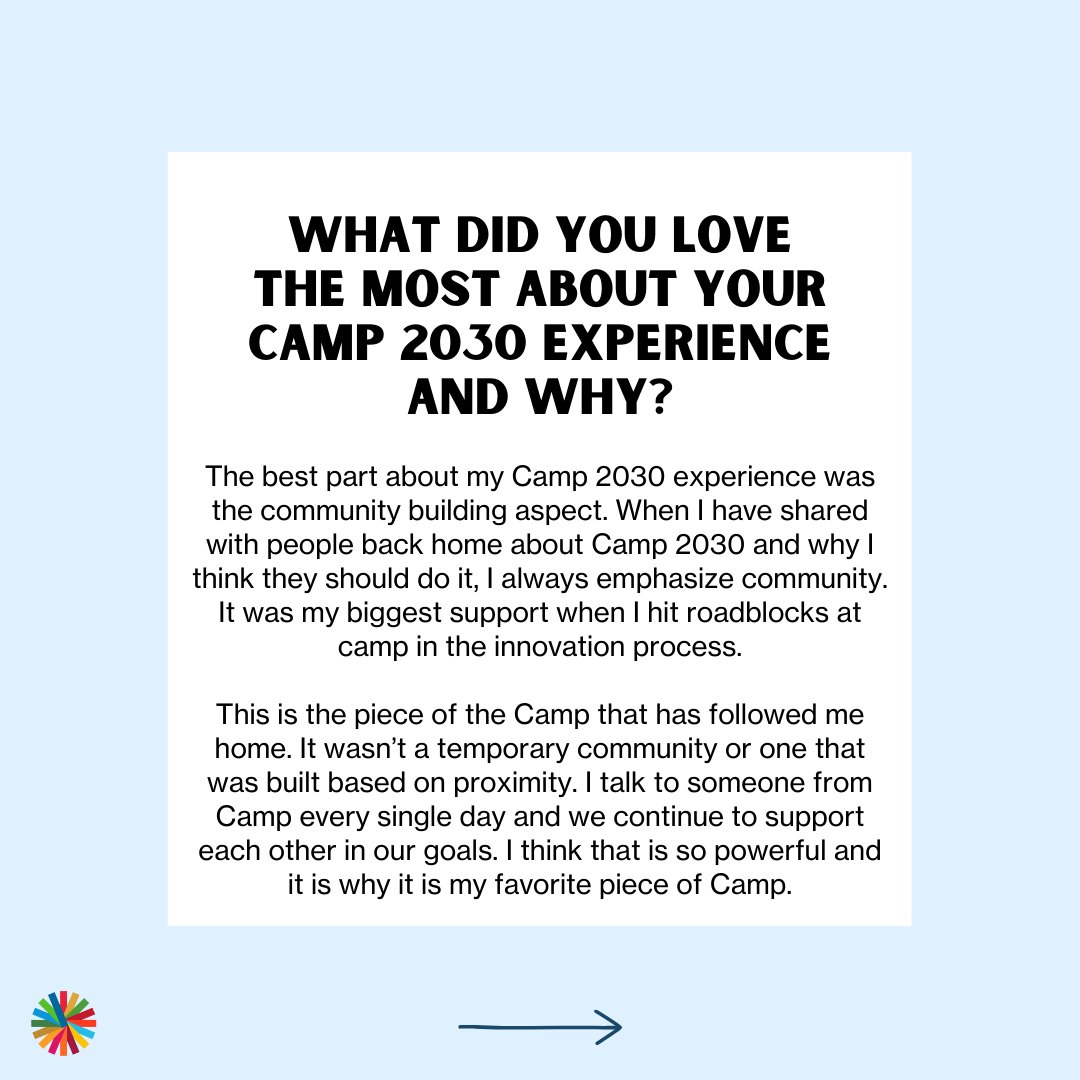 Unite2030's tweet photo. Camp 2030 Counselor Spotlight: Meet Meghan from the United States of America! ⚡🏕️
https://t.co/4oDiYhfulf ⚡
--
#unite2030 #socialchange #socialchangemakers #socialchangemaker #agentofsocialchange #youthforsocialchange #changemaker #changemakers #changetheworld #socialimpact https://t.co/Z8NcEf9guM