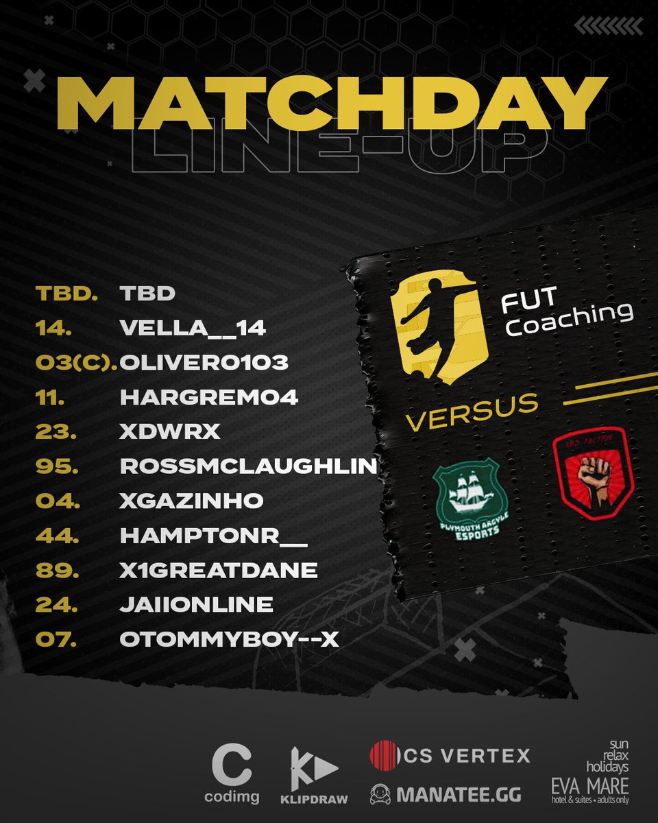 FUTcoaching's tweet photo. Important night tonight. The team's ready and eager.
#procubs #FIFA23 @ArgyleEsports @EsportsRFaction https://t.co/F2gZ41yFC9