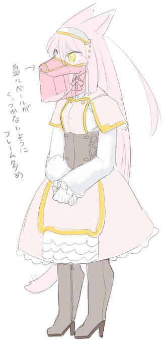 【新作】キュールちゃんの民族衣装こんなかんじかな～
2枚目は戦闘着キュールちゃん 