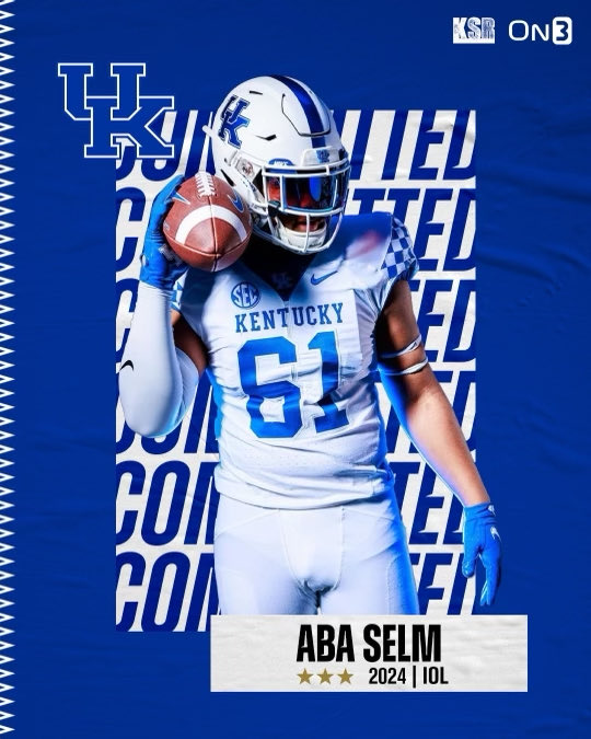 Congrats to <a href="/abaselm1/">Aba Selm</a> on his verbal commitment to the University of Kentucky.