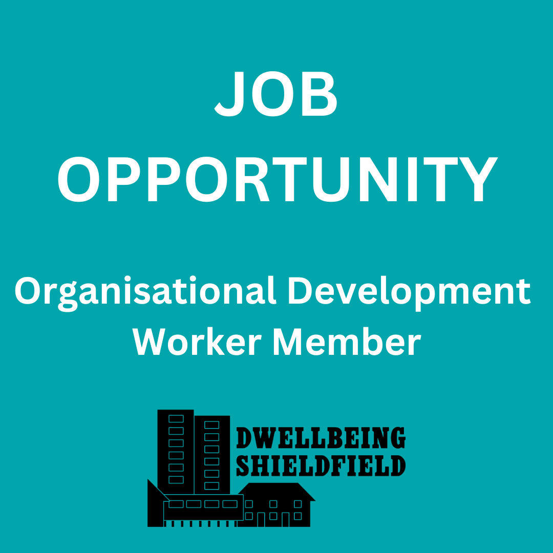 JOB OPP! We're looking for a new Worker Member to join our team in the role of Organisational Development. Deadline for applications 27 Feb. Please share! dwellbeingshieldfield.org.uk/news/job-oppor…