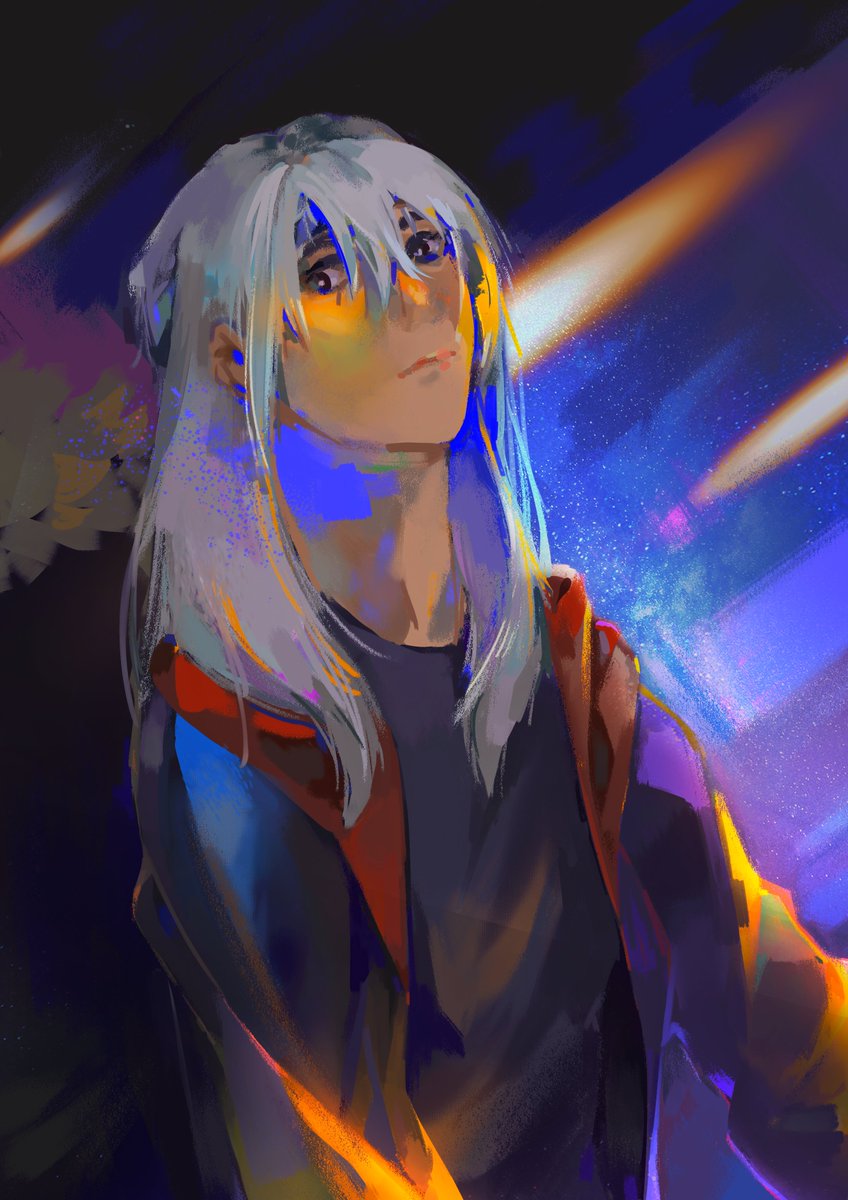 I rarely use Twitter, but for this couple, I must send a commemorative post.

I am so love this two.

character from #RtFVN <a href="/RtFVN/">Remember the Flowers</a>