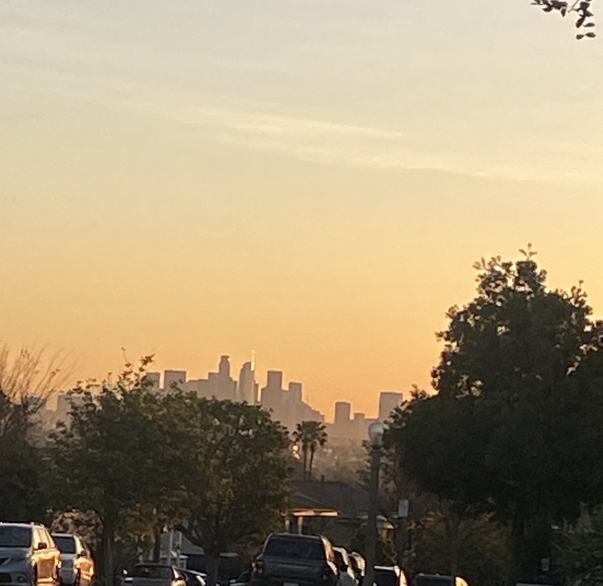 This amazing city- it may not be perfect, but I am privileged to call it home .. I wouldn’t choose anywhere else. #LosAngeles #WinterSunrise