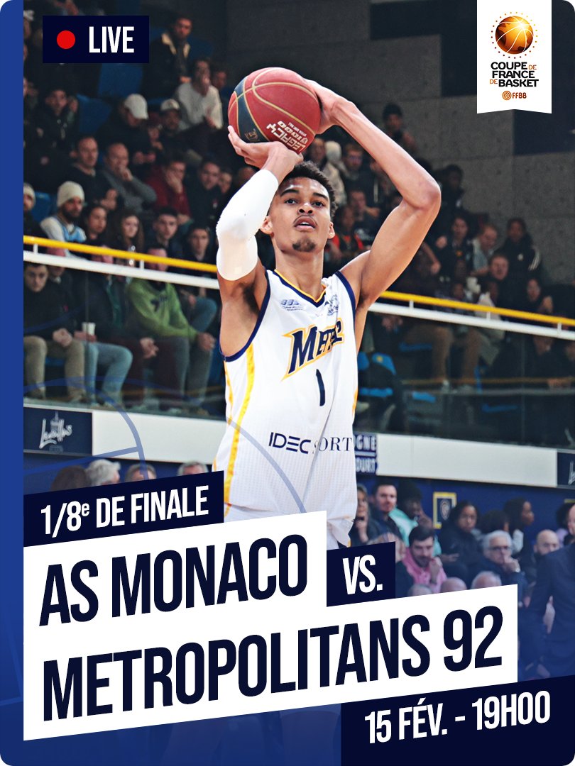 MCS Basket (@mcsbaskettv) on Twitter photo La coupe de France revient sur MCS Basket ! Retrouvez l'affiche des 1/8eme de finale entre <a href="/ASMonaco_Basket/">AS Monaco Basket 🇲🇨</a> et les <a href="/Metropolitans92/">Boulogne-Levallois Metropolitans 92</a> de @vicw_32 le 15 février sur mcssport.tv #bball #basketball #basket La coupe de France revient sur MCS Basket ! Retrouvez l'affiche des 1/8eme de finale entre <a href="/ASMonaco_Basket/">AS Monaco Basket 🇲🇨</a> et les <a href="/Metropolitans92/">Boulogne-Levallois Metropolitans 92</a> de @vicw_32 le 15 février sur mcssport.tv #bball #basketball #basket