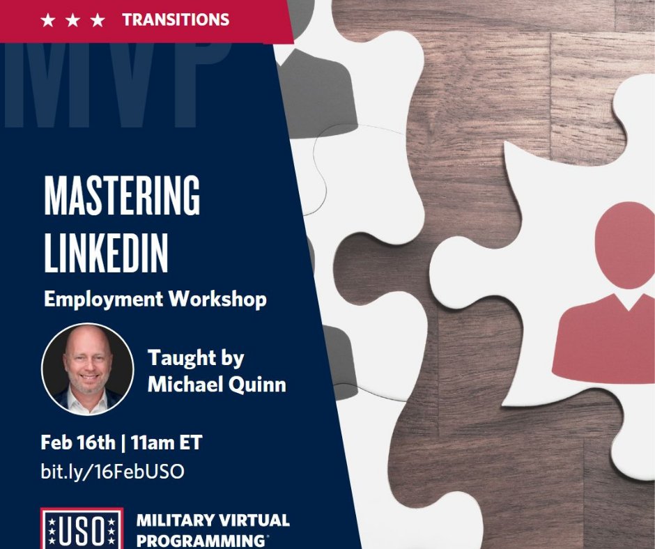 If you have questions about the military transition, networking, finding a new career...this is the workshop for you!!
#quinnsights #HireMilitary #supportingyou #apsunmfrc #apsu #military #army #marines #navy #airforce #spaceforce #nationalguard #coastguard #airguard