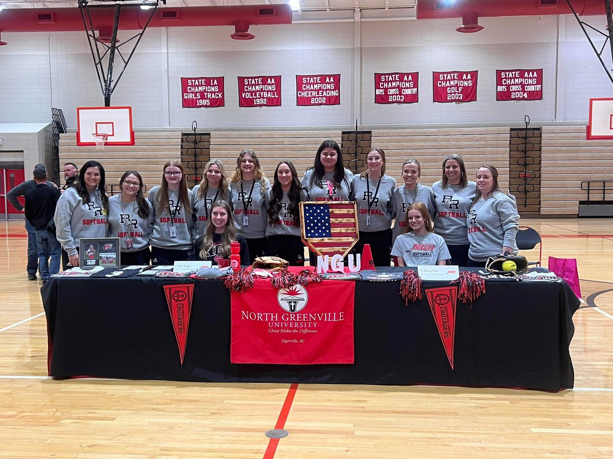 We are so excited to celebrate <a href="/mckenna_pry/">McKenna Pry</a>  and Callie Trapp on their decision to further their education and athletic careers at NGU! <a href="/NGUsoftball/">NGU Softball</a>