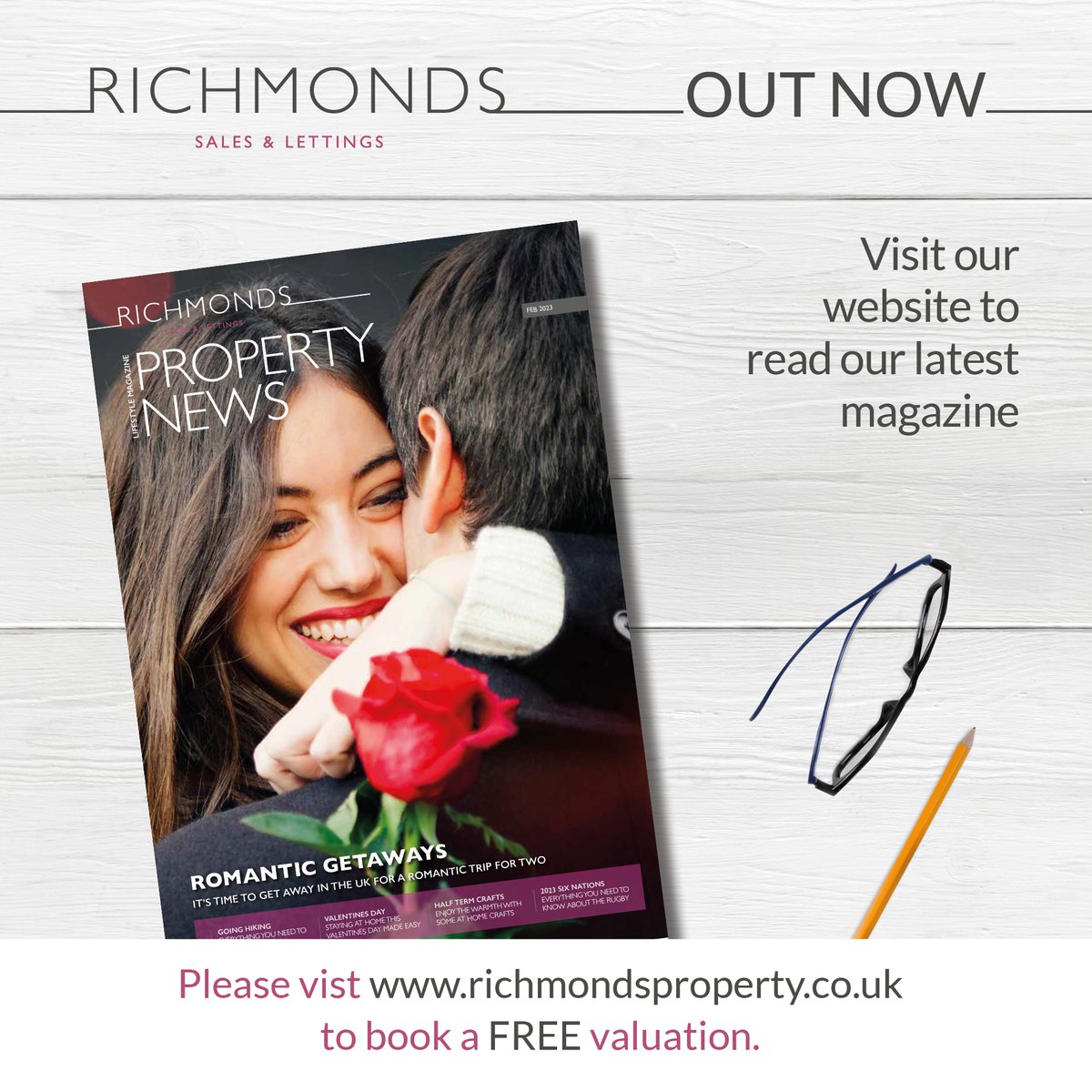 Richmonds_EA's tweet photo. Our February magazine is out now! Click the link below to read your digital copy!
#February #Magazine #EstateAgentsUK

https://t.co/N0bMN92r3E https://t.co/Sn3Ir4vl5a