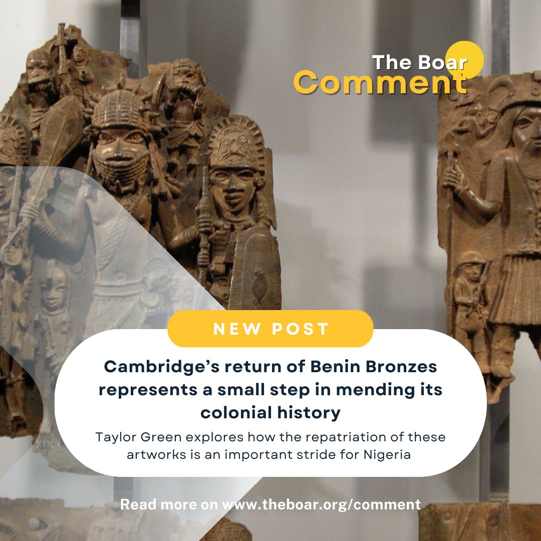 BoarComment's tweet image. Taylor Green comments: "We cannot deny that the University of Cambridge has benefited in significant ways from colonialism"

Read the article here! theboar.org/2023/02/cambri…

Image: Wikimedia Commons/Warofdreams