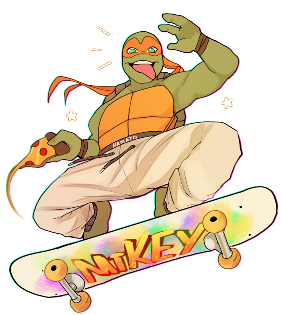 03 mikey !! He's my favorite 
#TMNT #tmnt03 also a sticker on redbubble!!