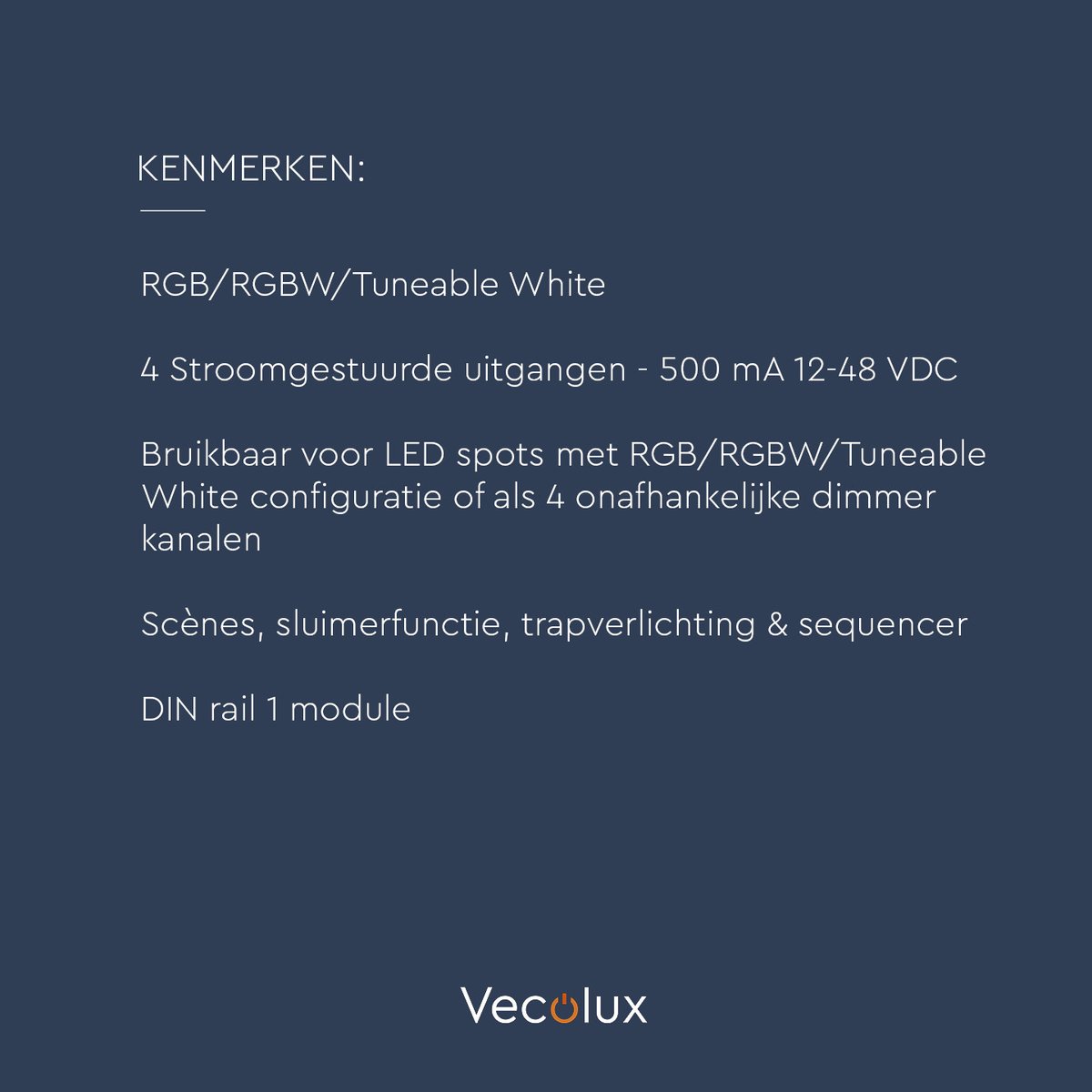 Weinzierl KNX IO 536 CC (4D): KNX LED-controller met constante stroom en 4 uitgangen. Lees de specificaties op onze eCatalog: ecatalog.vecolux.be/shop/product/w…