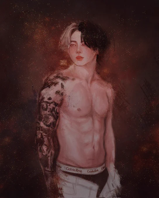 jungkook x calvin klein #btsfanart 