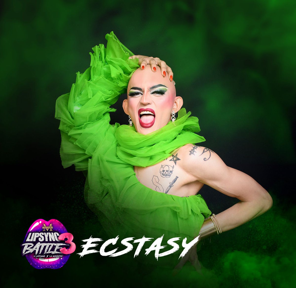 feelingecstasyy's tweet photo. GRAN INICIO
LIPSYNC BATTLE 3
05 DE FEBRERO
LA MANSIÓN
ES HORA DE APOYAR A TU REINA FAVORITA 🎉
@andreslugo_mua X @lamansiondeLB
#TeamEcstasy 🤏💚 https://t.co/NKeg6n7uHv