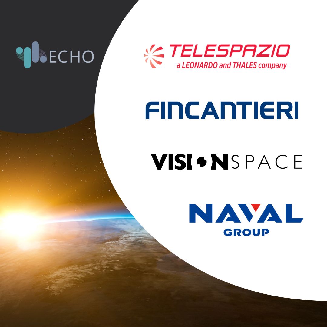 ECHO Cybersecurity (@echocybersec) on Twitter photo The ECHO project’s achievements have benefited significantly from the expertise of our partners in the maritime and space/satellite operations sectors:
<a href="/navalgroup/">Naval Group</a>
<a href="/Fincantieri/">Fincantieri</a>
<a href="/VisionSpaceTech/">VisionSpace</a>
<a href="/telespazio/">Telespazio</a> The ECHO project’s achievements have benefited significantly from the expertise of our partners in the maritime and space/satellite operations sectors:
<a href="/navalgroup/">Naval Group</a>
<a href="/Fincantieri/">Fincantieri</a>
<a href="/VisionSpaceTech/">VisionSpace</a>
<a href="/telespazio/">Telespazio</a>