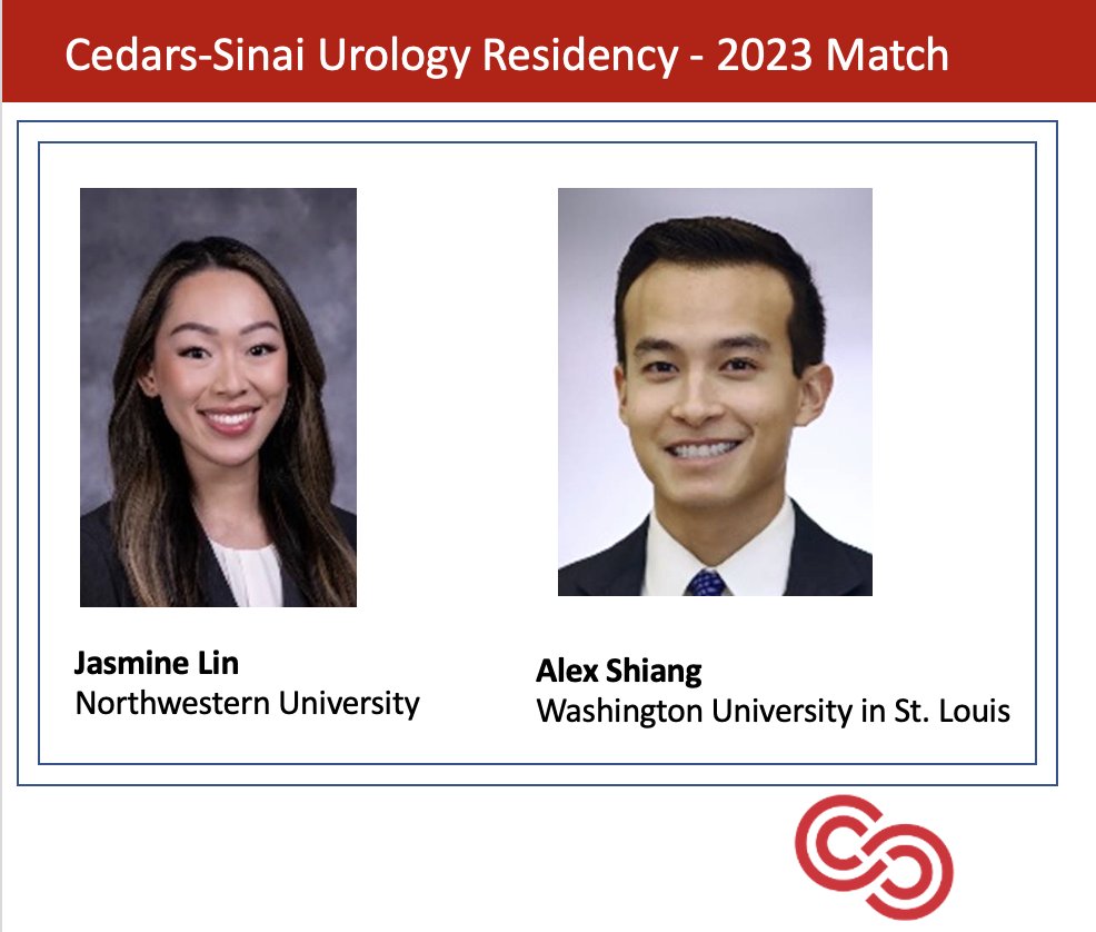 Department of Urology at Cedars-Sinai (@cs_urology) on Twitter photo We could not be more excited to welcome <a href="/jasmineslin/">Jasmine Lin</a> from <a href="/NorthwesternMed/">Northwestern Medicine</a> and <a href="/ShiangAlex/">Alex Shiang</a> from <a href="/WUSTLmed/">Test Account</a> to the Cedars Urology family! See you in July!! We could not be more excited to welcome <a href="/jasmineslin/">Jasmine Lin</a> from <a href="/NorthwesternMed/">Northwestern Medicine</a> and <a href="/ShiangAlex/">Alex Shiang</a> from <a href="/WUSTLmed/">Test Account</a> to the Cedars Urology family! See you in July!!