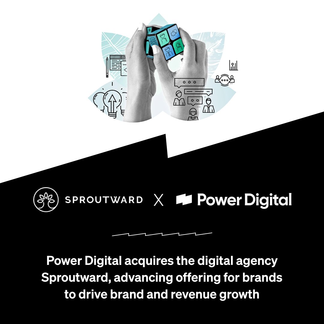 Sproutward_US's tweet photo. Starting the year with big news: Sproutward has been acquired by the leading growth marketing firm Power Digital! We can’t wait to embark on the next chapter of driving brand and revenue growth. Learn more on @adexchanger: https://t.co/8W4kxIOJxz https://t.co/pjCVkxUbzC