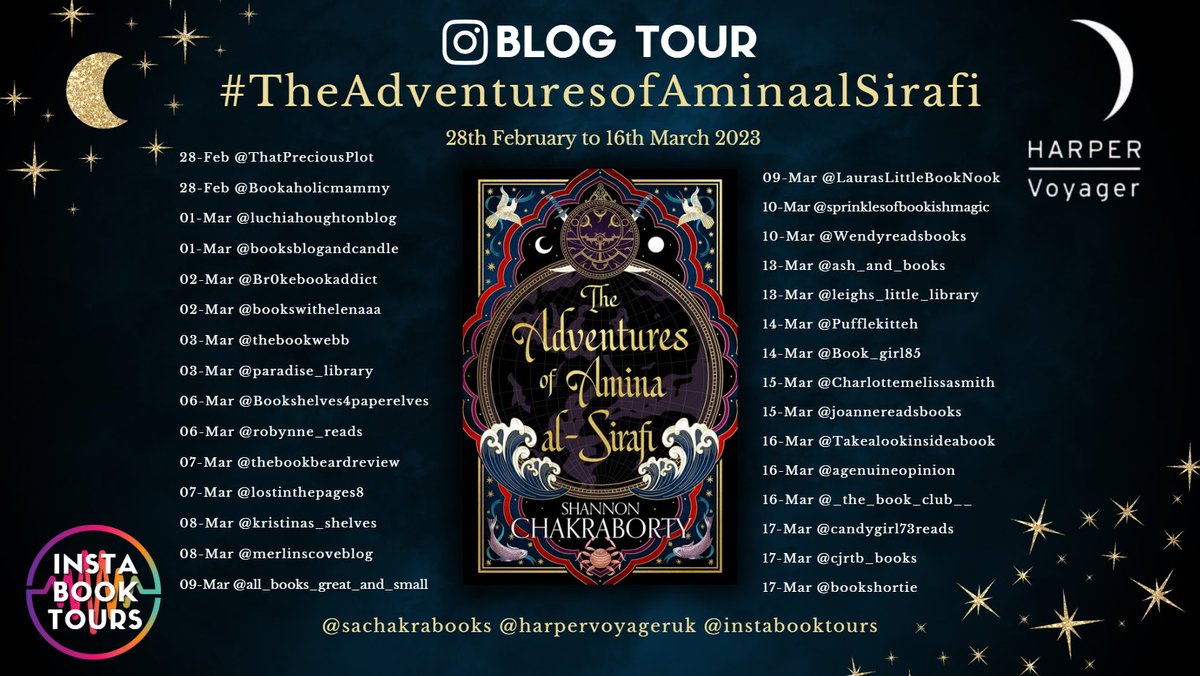 krishart60's tweet photo. So excited to be a part of this tour. Thanks to @instabooktours and @HarperVoyagerUK. @SAChakrabooks is one of my absolute favourite authors! #booktour #booklover https://t.co/9Pd8GQ3Elk