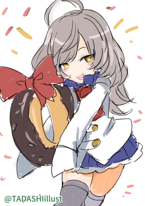 アサルトリリィの藍ちゃんいいね&RTよろしゃす#アサルトリリィ#佐々木藍#ファンアート 