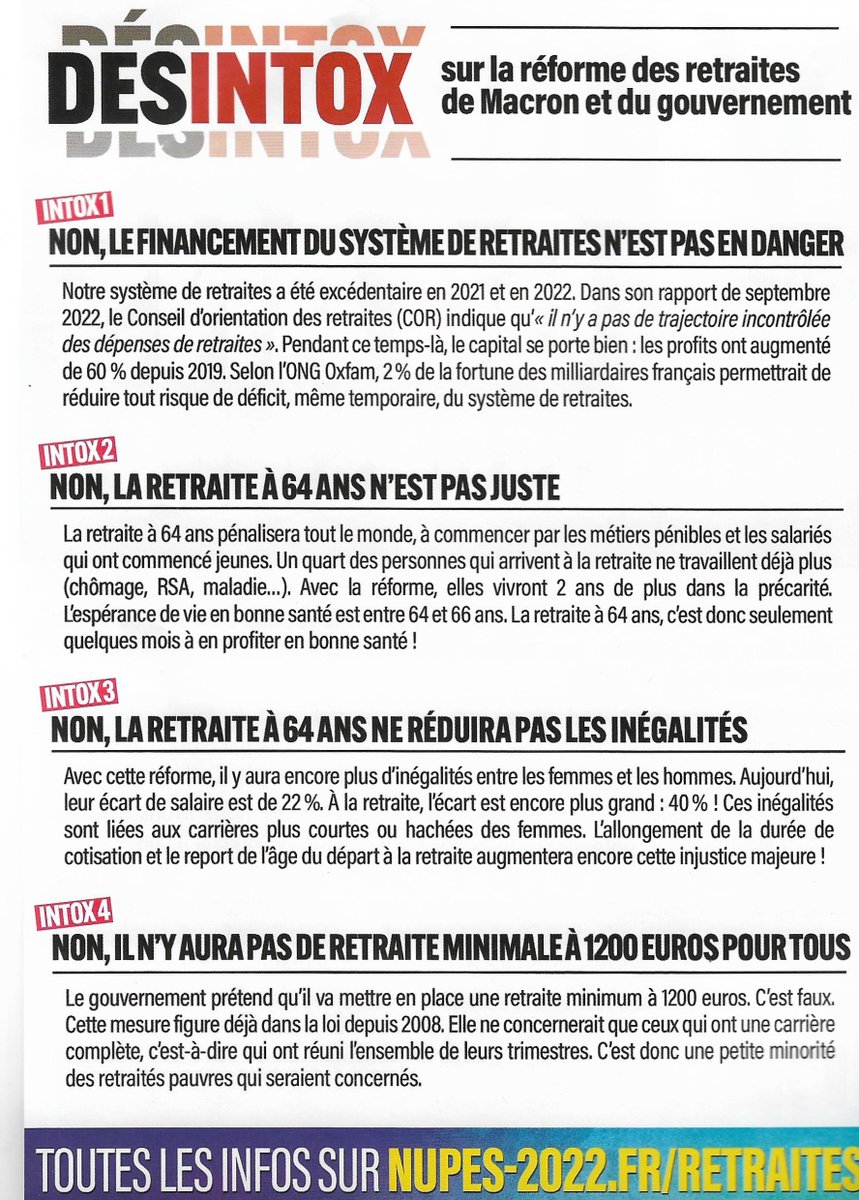 GenerationSAin's tweet photo. Non à la retraire a 64ans !!! https://t.co/tsPTfYPNpD