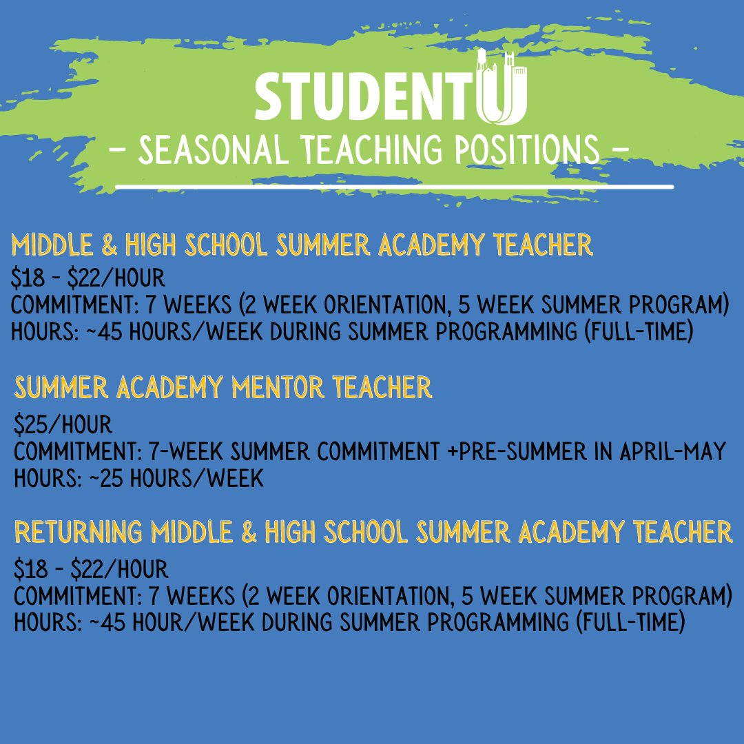 Durham County, NC on Twitter ". StudentUDurham is hiring for seasonal