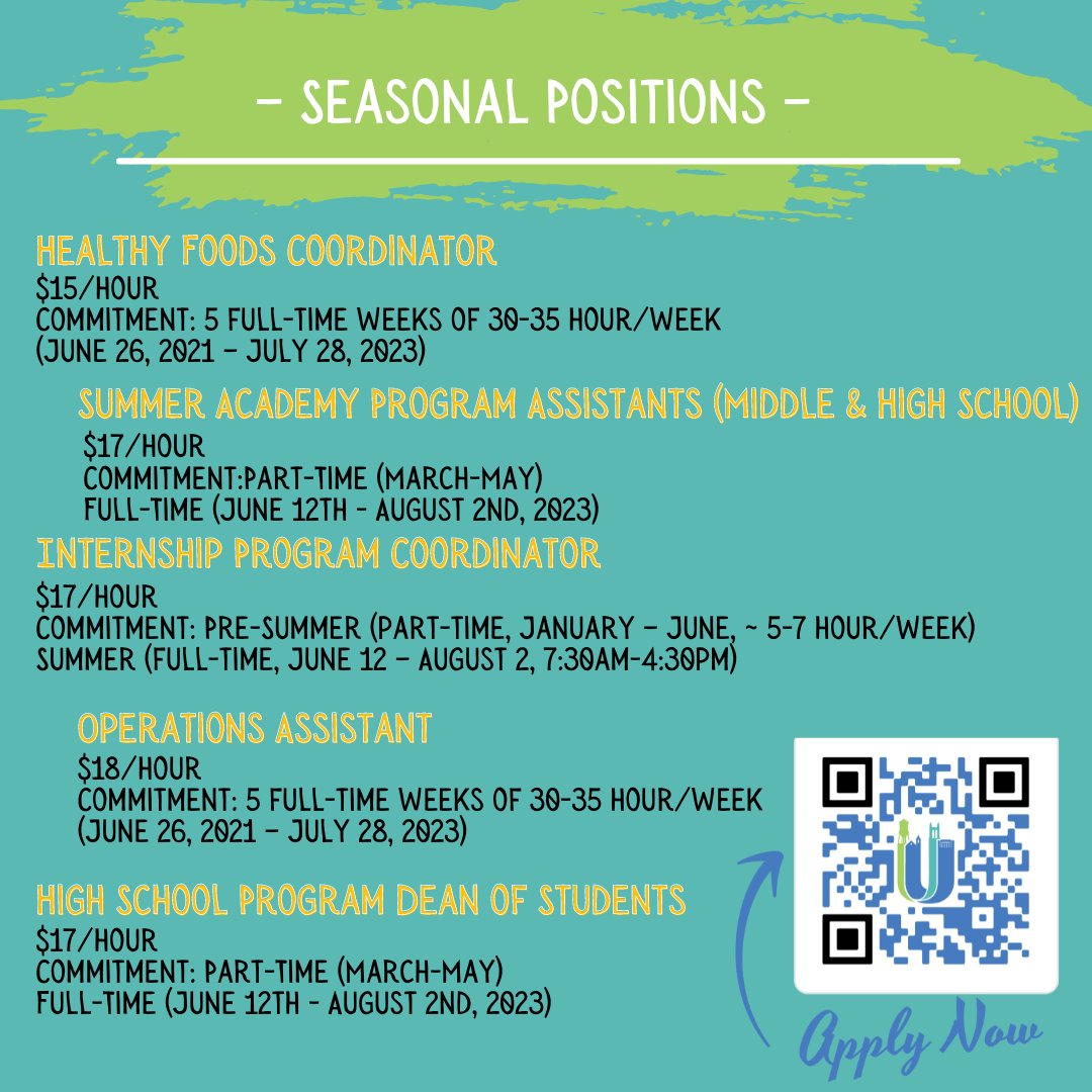 Durham County, NC on Twitter ". StudentUDurham is hiring for seasonal