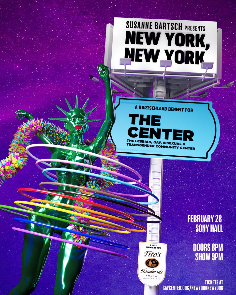 LGBTCenterNYC's tweet photo. On Tuesday, February 28, The Center’s Young Leaders will partner with nightlife maven @bartscharama for a risque cabaret extraordinaire from some of the best variety performers NYC has to offer!

Get tickets: https://t.co/R3Zb4lja26 https://t.co/jopDM7qCmt