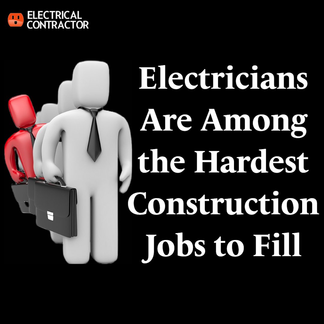 Finding skilled labor is a problem across the construction industry, but according to <a href="/AGCofA/">AGC of America</a>'s 2022 Workforce Survey, 79% of firms are having trouble finding electricians.

Here's why 🔗 hubs.ly/Q01zZbvx0