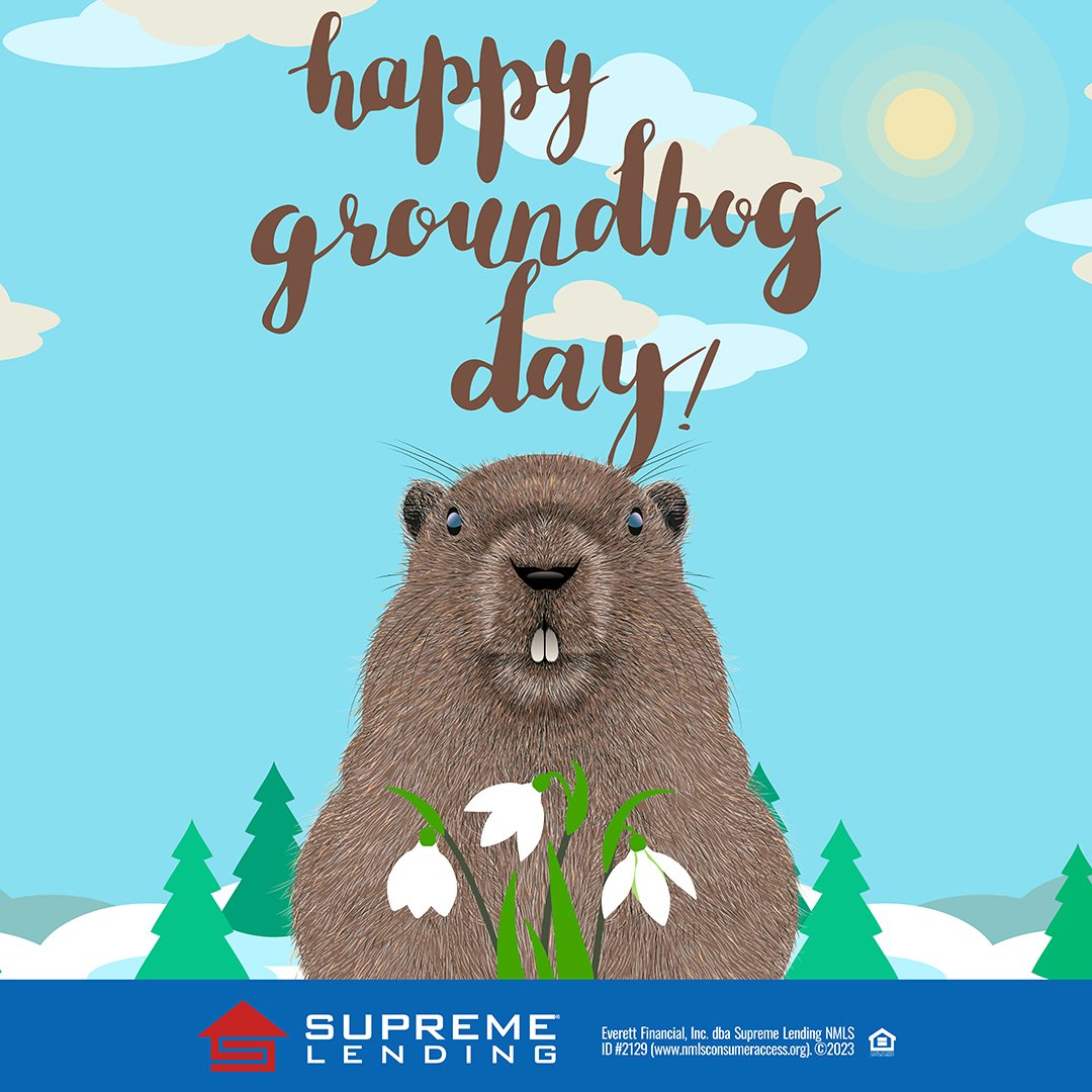 Whether the groundhog sees his shadow or not… when it comes to your home financing, there shouldn’t be a shadow of a doubt! Winter or spring, rain or shine, we’re focused on delivering a clear, smooth, and SUPREME mortgage experience. #SupremeLending