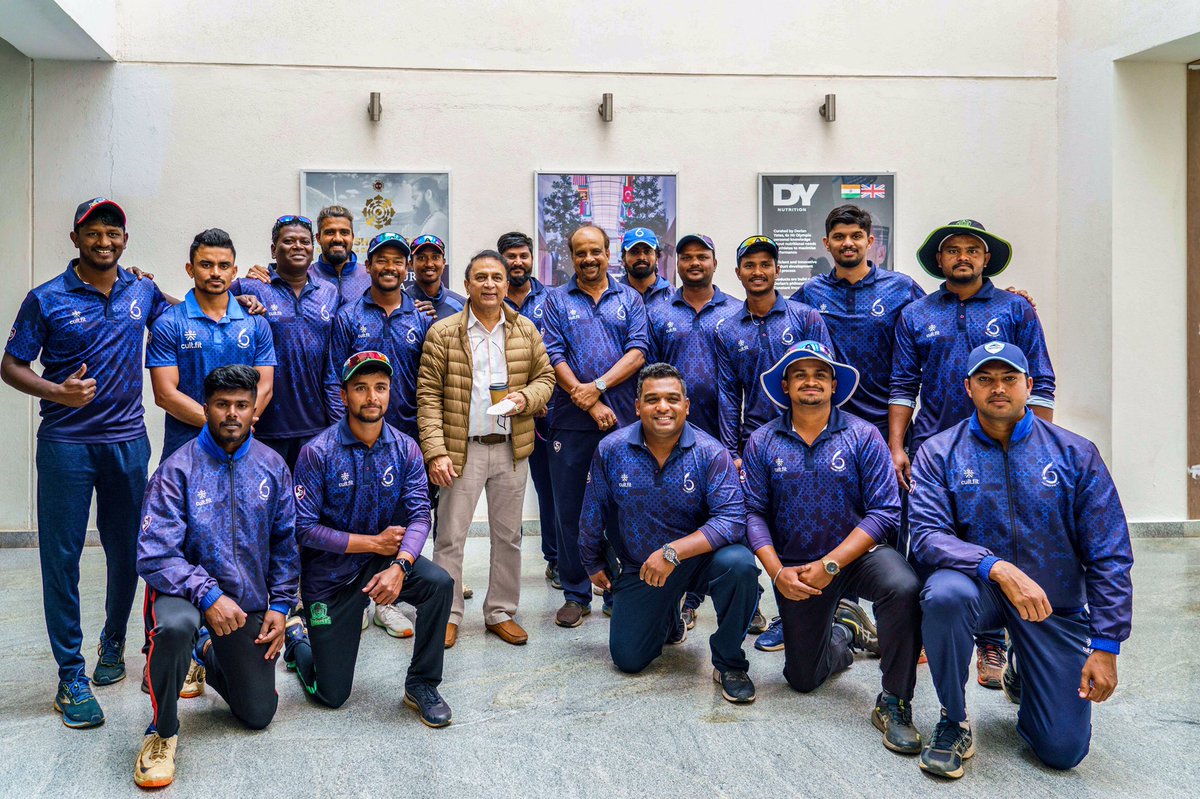 6crick's tweet photo. 𝙁𝙧𝙤𝙢 𝙤𝙣𝙚 𝙡𝙞𝙩𝙩𝙡𝙚 𝙢𝙖𝙨𝙩𝙚𝙧 𝙩𝙤 𝙩𝙝𝙚 𝙤𝙩𝙝𝙚𝙧𝙨!🏏🙌🏼

It was an honour having Sunil Gavaskar over, our Dean Mr. Karthik Jeshwant welcomed him and showed around the facility where he interacted with our 6’sters.🤩 https://t.co/gnwkmwLswJ