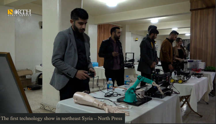 FRF1984's tweet photo. NE Syria Is hosting their first technology show.

Read More: https://t.co/nxDCt856KA https://t.co/xoxEauikOQ