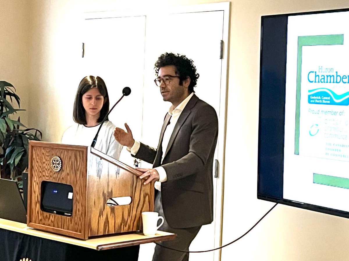 Great AGM. While Wiarton Willie was making his weather predictions, we were listening to members of <a href="/OntarioCofC/">Ontario Chamber</a> policy team, <a href="/claudessanti/">Claudia Dessanti</a> and <a href="/DSafayeni/">Daniel Safayeni</a> discuss the work they do on our behalf. Good crowd this morning.