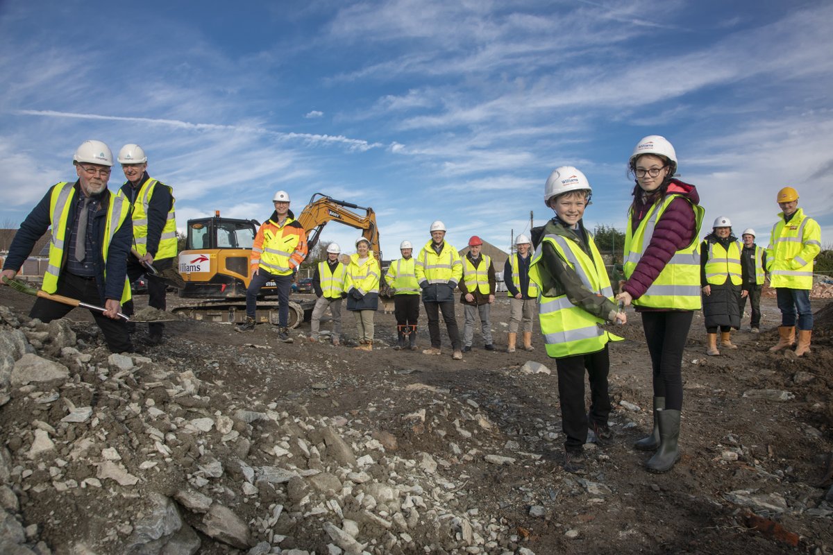 It was great to welcome pupils from Valley Community School and local elected members to our ground-breaking ceremony at the Valley Mill/Mart development on Anglesey last week, where 54 homes will be built by our partners <a href="/WilliamsHomes_/">Williams Homes (Bala) Ltd</a>
Read here: bit.ly/3wN0XBA
