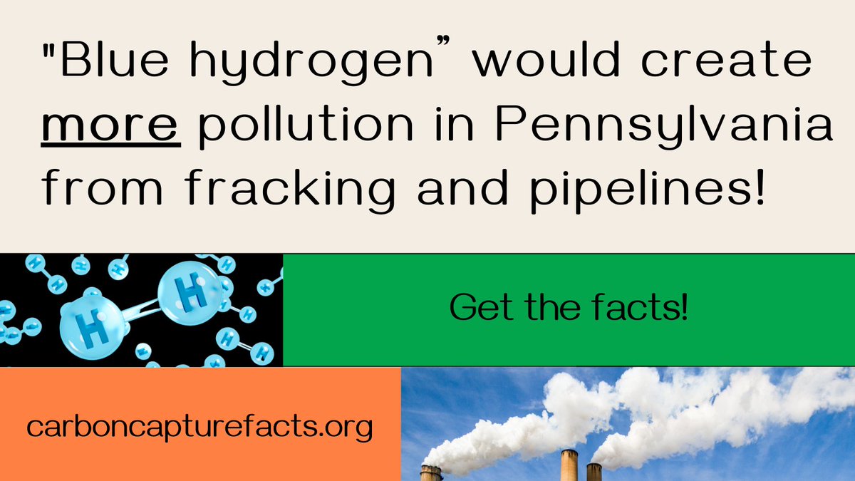 #HydrogenHubs: What do they mean for you, your neighbors, and the climate? And what is #BlueHydrogen? Pennsylvanians are right to be concerned!
foodandwaterwatch.org/2023/01/12/hyd…
#CCS #CarbonCapture #FalseSolution #Greenwashing
@BetterPathPA @howarth_cornell