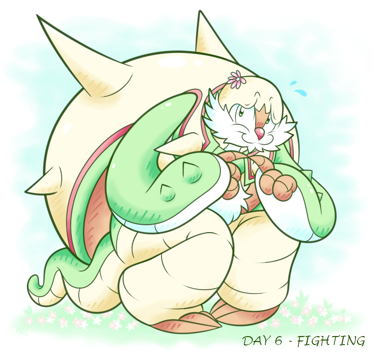 Alixcitement's tweet photo. I started with Greninja in XY but the chestpin line grew on me more #pokemon #31daychallenge #chestnaught #alixperiment #aliart https://t.co/yfKxcBtUwu