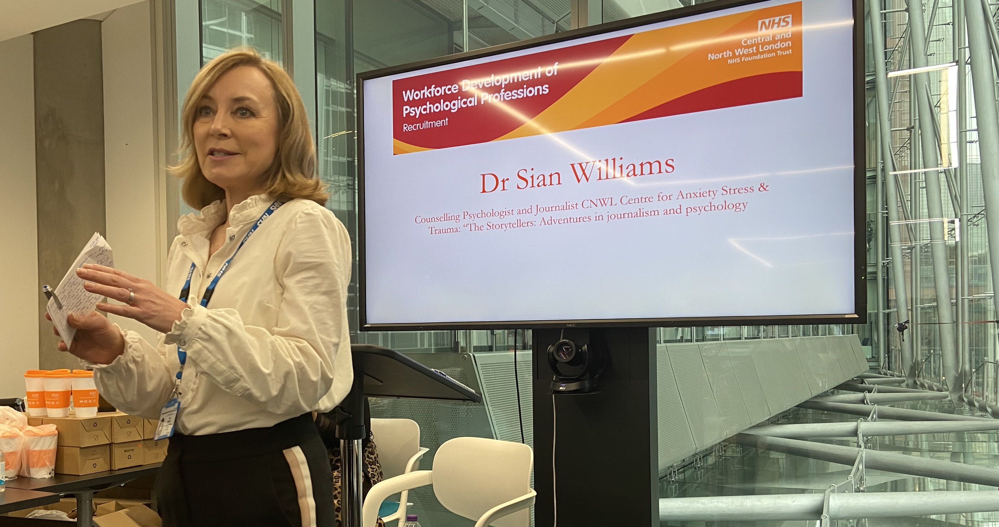 Dr Sian Williams: ‘Adventures in journalism and psychology’ 