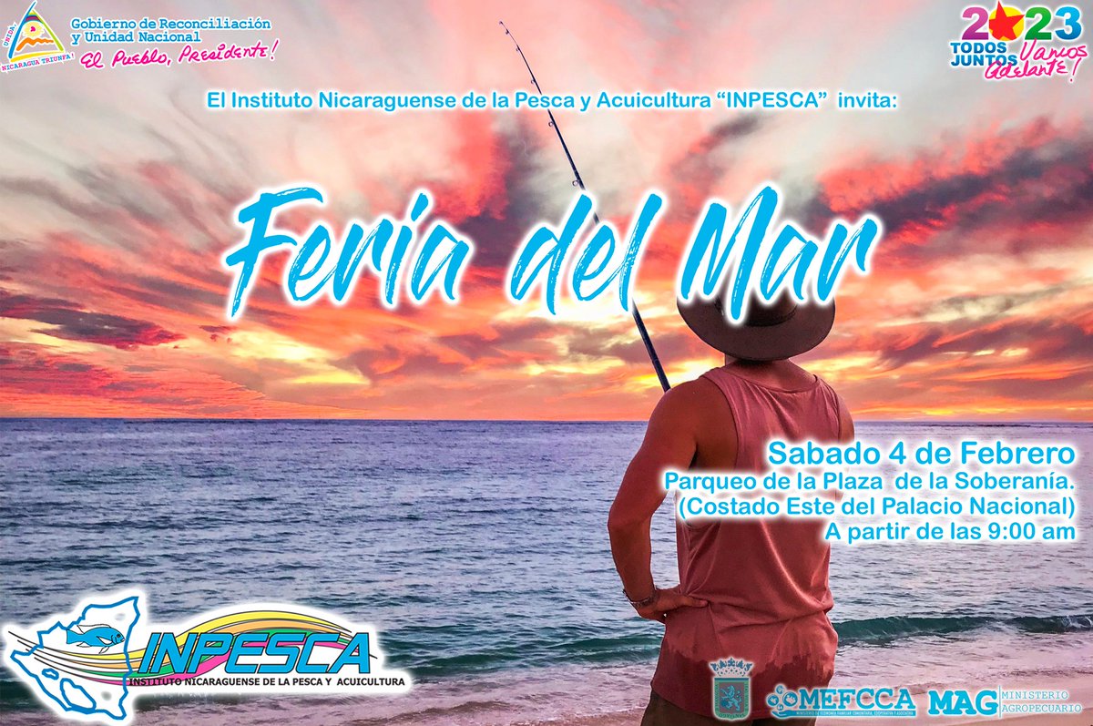 🐙🦑🦐🦞🦀 Este 04 de febrero, lo esperamos en la 𝗙𝗲𝗿𝗶𝗮 𝗱𝗲𝗹 𝗠𝗮𝗿. 

Donde encontrará variedad de mariscos y deliciosa gastronomía.
#MasVictoriasPuebloPresidente
#2023JuntosVamosAdelante