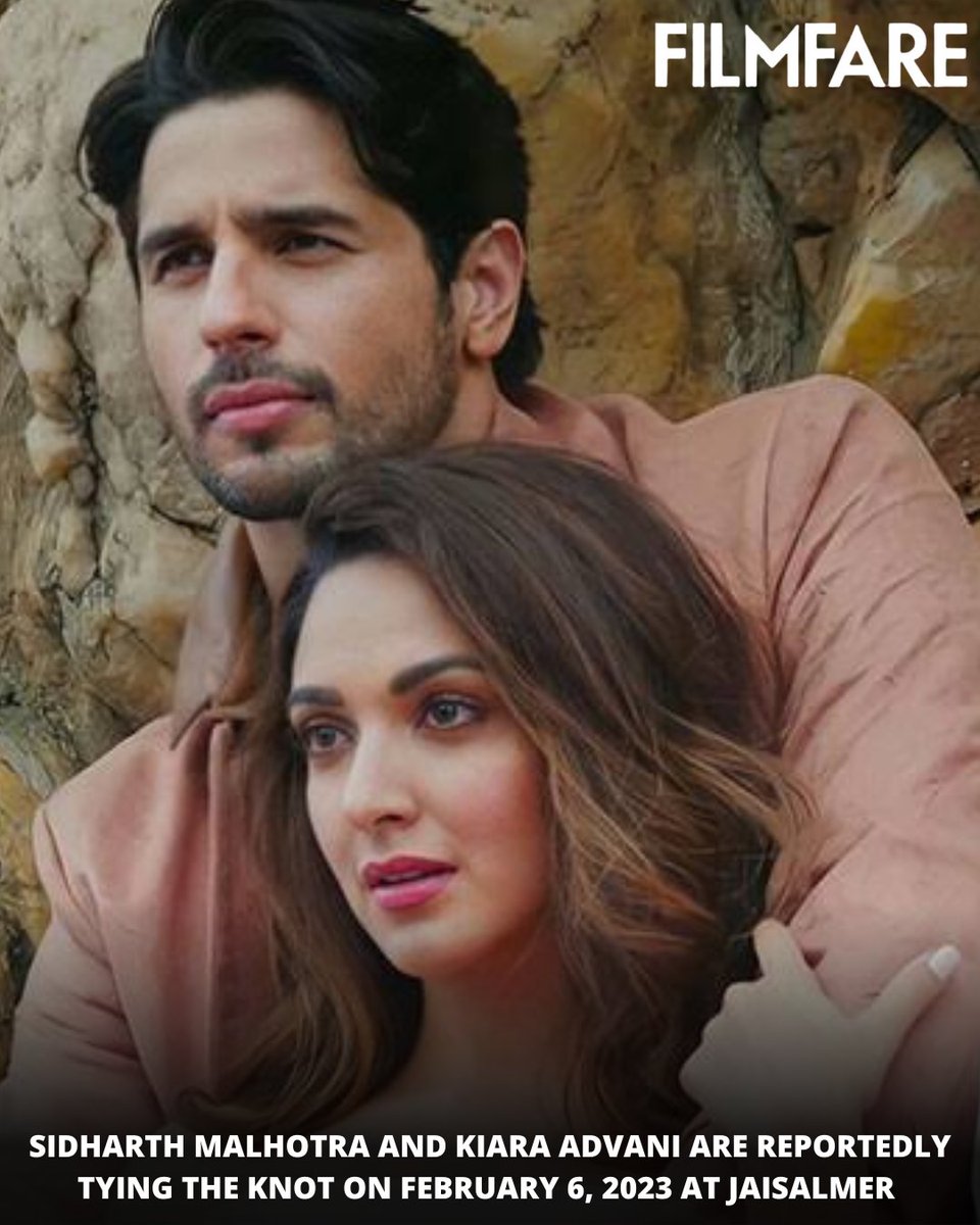 Are we finally hearing the wedding bells? 💕❤️

#KiaraAdvani and #SidharthMalhotra are reportedly tying the knot on February 6, 2023.