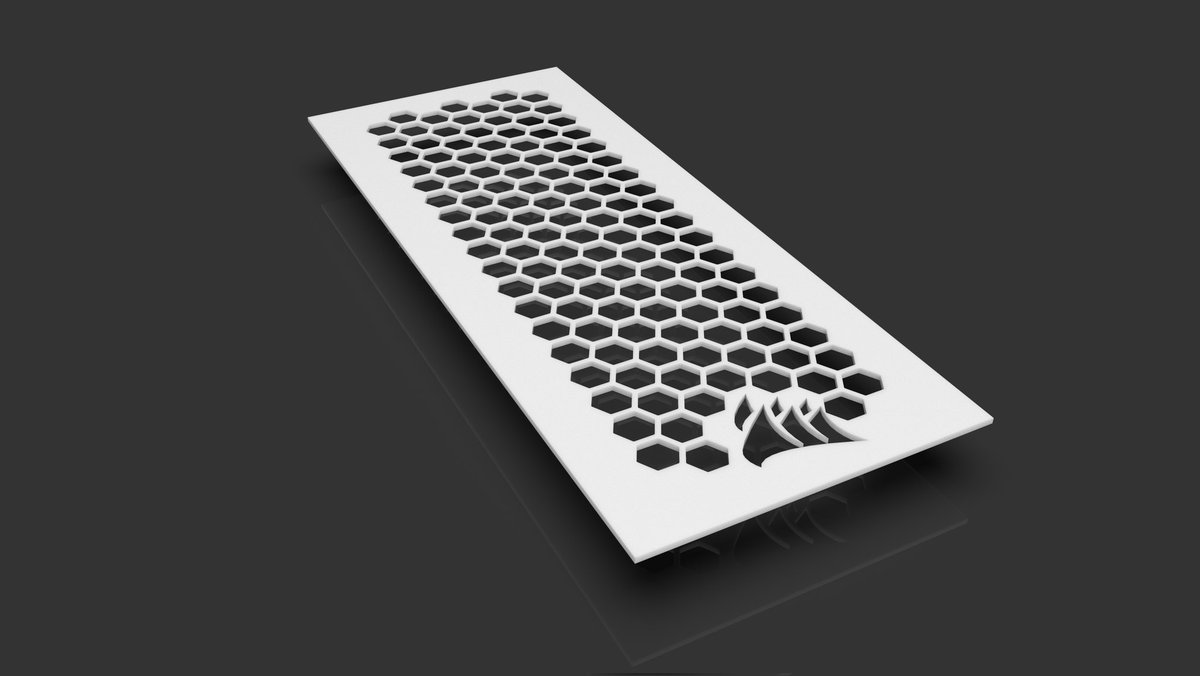 OCDesign2's tweet image. Face avant custom Corsair 4000D