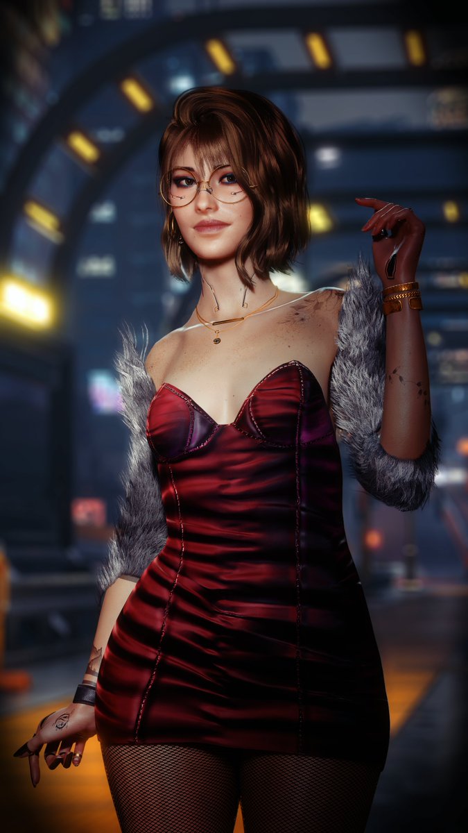 Vermilion2077's tweet photo. On the way👠
#Cyberpunk2077 #PhotoMode https://t.co/eUMWKcGaS6